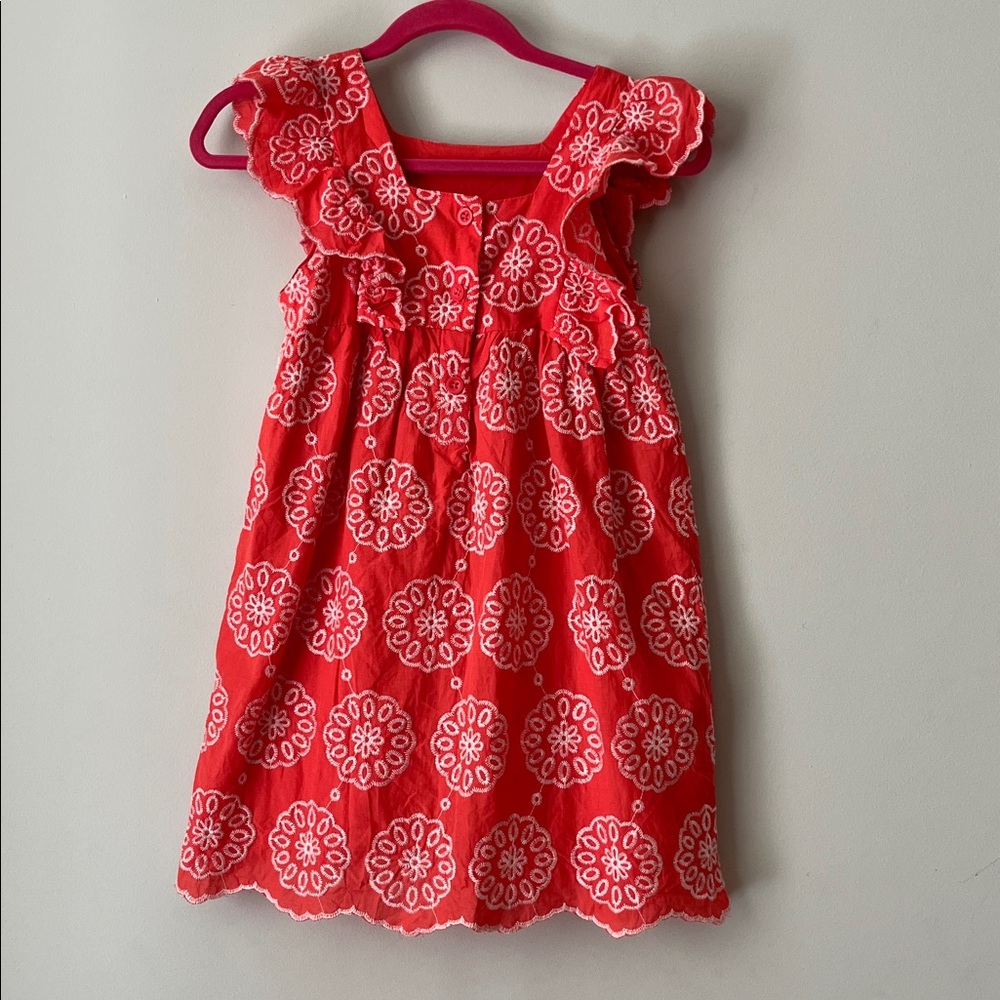 Primark Vibrant Coral Orange Dress - Picture 3 of 3